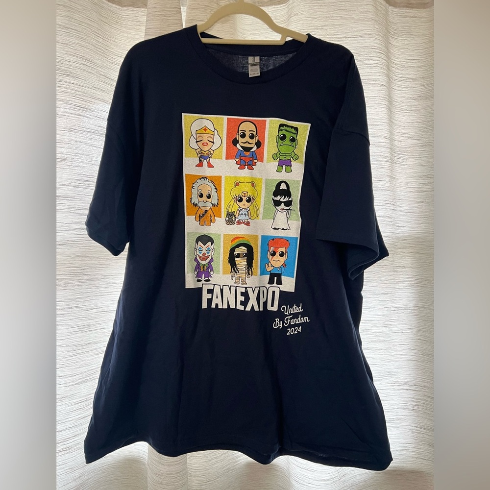 FanExpo 2024 Tshirt - Navy Blue - size XXL.
